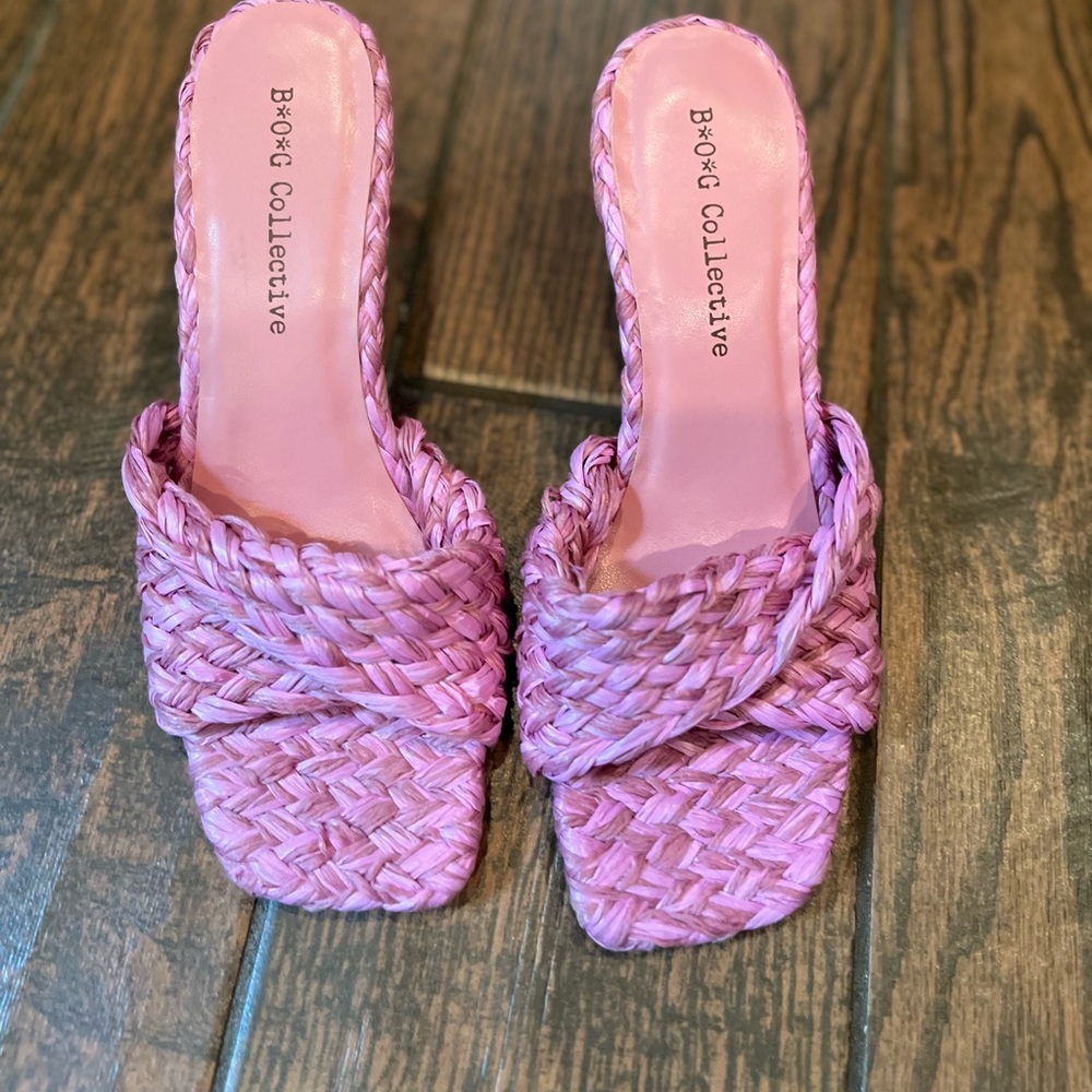 Pink heels